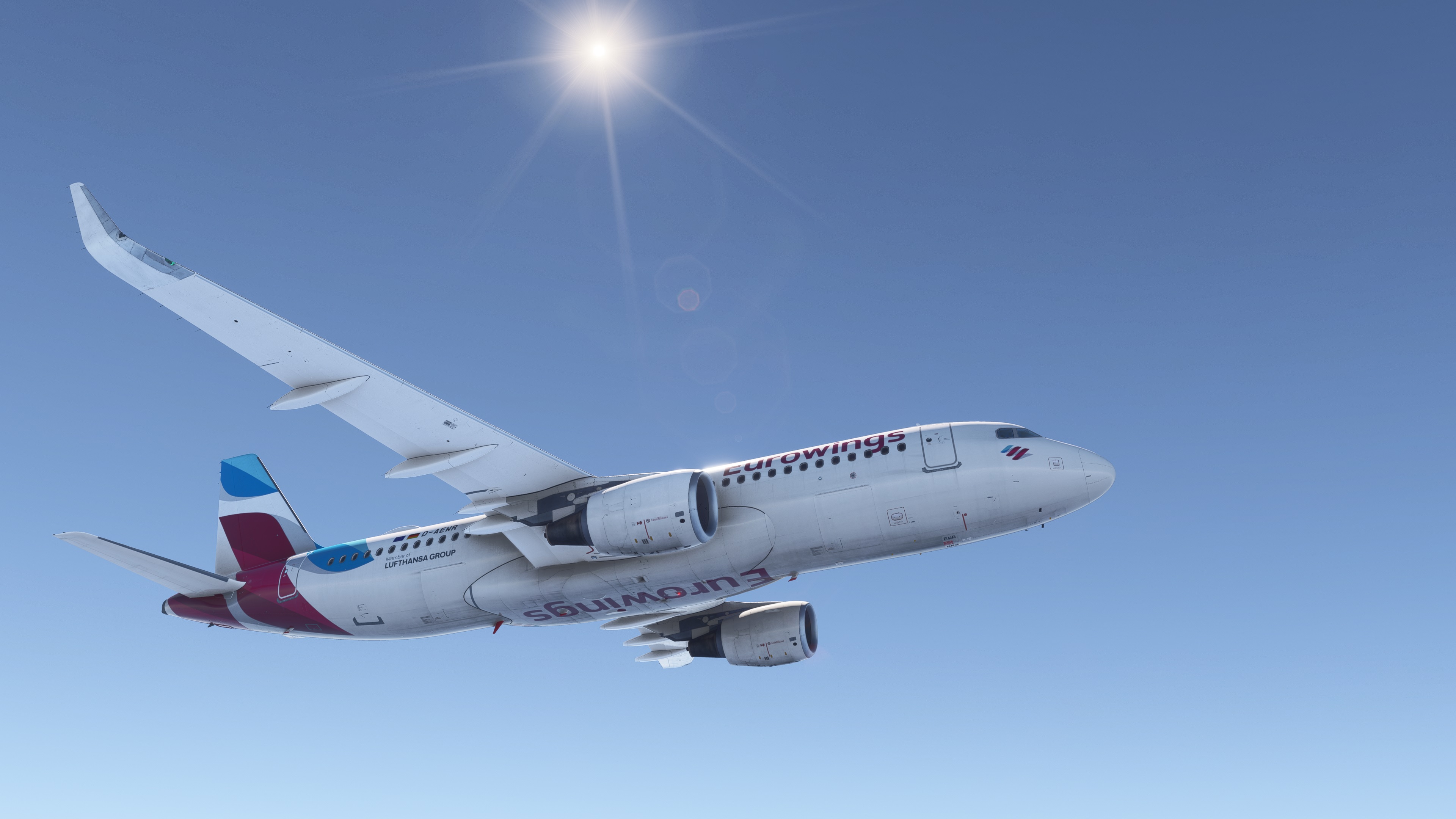vEWG community Airbus A320 in flight
